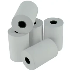 10 Bobines Thermiques Tickets De Carte Bancaire L. 60 Mm X L. 25 M, 1 Pli