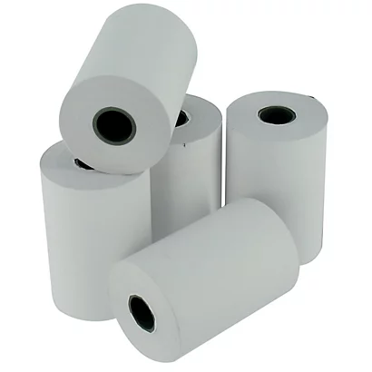 10 Bobines Thermiques Tickets De Carte Bancaire L. 60 Mm X L. 25 M, 1 Pli 1 10 Bobines Thermiques Tickets De Carte Bancaire L. 60 Mm X L. 25 M, 1 Pli