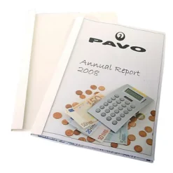 100 Couvertures Thermoreliure Transparentes Dos 6 Mm