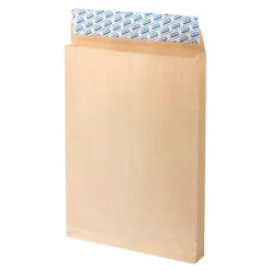 100 Pochettes Kraft Armé à Soufflets 30 Mm GPV Format 260 X 330 Sans Fenêtre