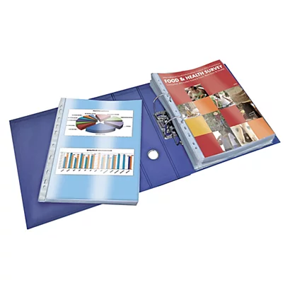 100 Pochettes Perforées En Polypropylène Lisse 9/100e Elba Coloris Transparent, Le Lot 1 100 Pochettes Perforées En Polypropylène Lisse 9/100e Elba Coloris Transparent, Le Lot