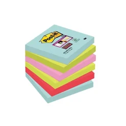 12 Blocs Notes Super Sticky Post-it® 76 X 76 Mm Collection Cosmic, Le Lot