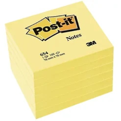 12 Blocs Post-it® 76 X 76 Mm Classique Coloris Jaune, Le Lot 5 12 Blocs Post-it® 76 X 76 Mm Classique Coloris Jaune, Le Lot -Fournitures Bureau Boutique 12 blocs post it 76 x 76 mm classique coloris jaune lot 413550 2