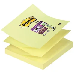 12 Blocs Recharges Notes Repositionnables Z-notes Super Sticky Post-it® Jaune 76 X 76 Mm -Fournitures Bureau Boutique 12 blocs recharges notes repositionnables z notes super sticky post it jaune 76 x 76 mm 405540 2