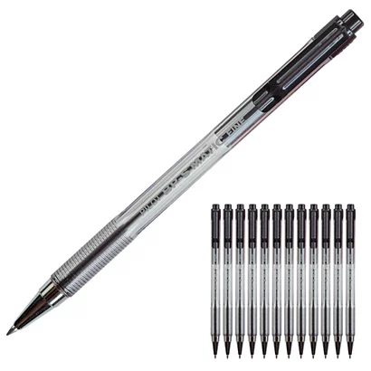 12 Stylos Bille Pilot BP-S Matic Coloris Noir 1 12 Stylos Bille Pilot BP-S Matic Coloris Noir