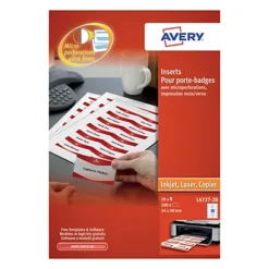 160 Badges Imprimables Avery - 60 X 90 Mm