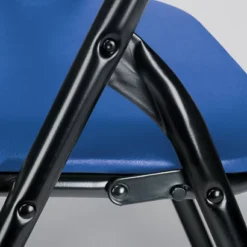 2 Chaises Pliantes Vinyle Bleues 6 2 Chaises Pliantes Vinyle Bleues -Fournitures Bureau Boutique 2 chaises pliantes vinyle bleues 824450 2