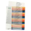 2 Jeux D'intercalaires Imprimables 20 Touches Numériques Multicolores Leitz En Polypro Format A4 Maxi