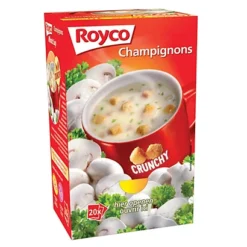 20 Sachets Soupe Royco Champignons Crunchy
