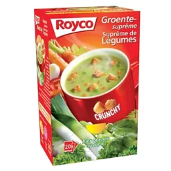 20 Sachets Soupe Royco Suprême De Légumes Crunchy