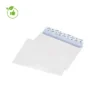 200 Enveloppes DL Extra Blanches La Couronne à Bande Protectrice 110 X 200 Mm Sans Fenêtre Vélin 100 G