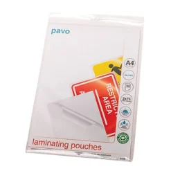 25 Pochettes De Plastification à Chaud 2 X 75 Microns Format A4, Le Sachet