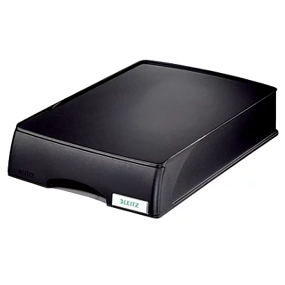 4 Corbeilles à Tiroirs Leitz Plus Coloris Noir 1 4 Corbeilles à Tiroirs Leitz Plus Coloris Noir