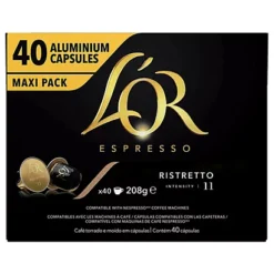 40 Capsules De Café L'Or EspressO Ristretto 5 40 Capsules De Café L'Or EspressO Ristretto -Fournitures Bureau Boutique 40 capsules caf or espresso ristretto 256830 2