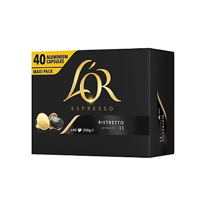 40 Capsules De Café L'Or EspressO Ristretto 1 40 Capsules De Café L'Or EspressO Ristretto