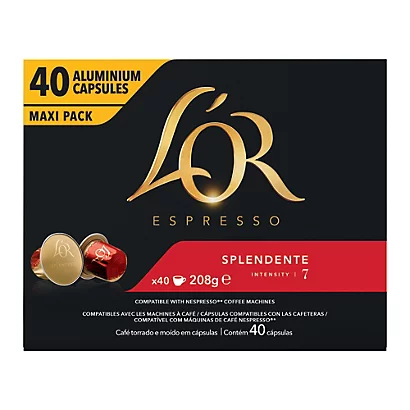 40 Capsules De Café L'Or EspressO Splendente 1 40 Capsules De Café L'Or EspressO Splendente