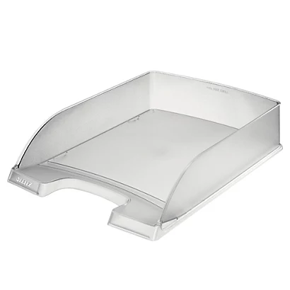 5 Bacs à Courrier Standard Format Portrait Classique Leitz Plus Coloris Transparent 1 5 Bacs à Courrier Standard Format Portrait Classique Leitz Plus Coloris Transparent