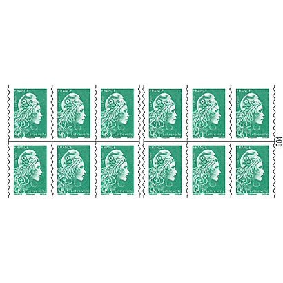 5 Carnets De 12 Timbres Postaux Autocollants Marianne Lettre Verte 20 G 1 5 Carnets De 12 Timbres Postaux Autocollants Marianne Lettre Verte 20 G