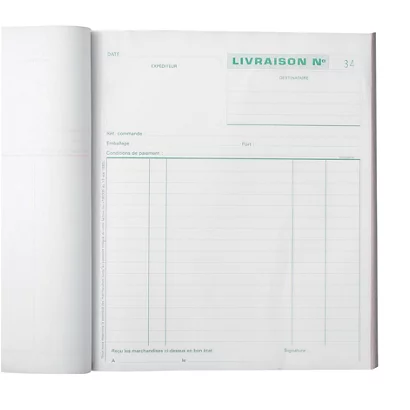5 Manifolds Autocopiants Pré-imprimés Livraisons Tripli 21 X 18 Exacompta, Le Lot 2 5 Manifolds Autocopiants Pré-imprimés Livraisons Tripli 21 X 18 Exacompta, Le Lot – Image 2