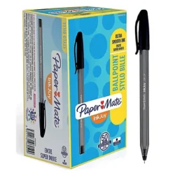 50 Stylos Bille Paper Mate® Inkjoy 100 Coloris Noir