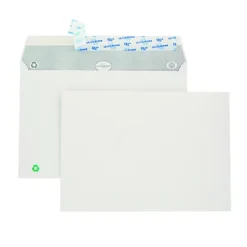 500 Enveloppes C5 Blanches La Couronne à Bande Protectrice 162 X 229 Mm Sans Fenêtre Papier 100% Recyclé 80 G