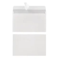 500 Enveloppes C6 Blanches 1er Prix à Bande Protectrice 114 X 162 Mm Sans Fenêtre Vélin 80 G