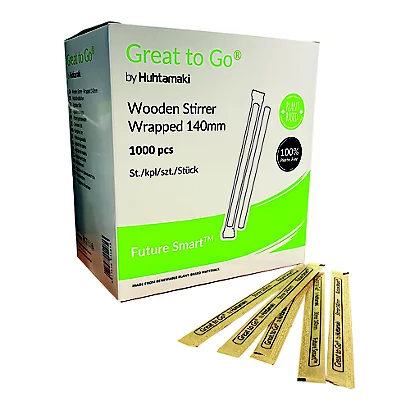 Agitateurs En Bois Emballage Individuel, Lot 1000 3 Agitateurs En Bois Emballage Individuel, Lot 1000 – Image 3