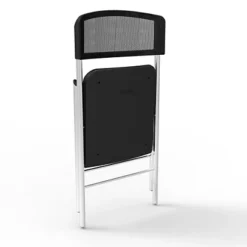 ALBA Chaise Pliante Confort Diva- Dossier Maille Résille, Assise Tissu Noir - Pieds Chromés (Lot De 2) 11 ALBA Chaise Pliante Confort Diva- Dossier Maille Résille, Assise Tissu Noir - Pieds Chromés (Lot De 2) -Fournitures Bureau Boutique alba chaise pliante confort diva dossier maille r sille assise tissu noir pieds chrom lot 2 6078400 3