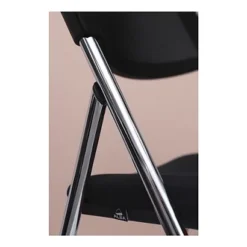 ALBA Chaise Pliante Confort Diva- Dossier Maille Résille, Assise Tissu Noir - Pieds Chromés (Lot De 2) 14 ALBA Chaise Pliante Confort Diva- Dossier Maille Résille, Assise Tissu Noir - Pieds Chromés (Lot De 2) -Fournitures Bureau Boutique alba chaise pliante confort diva dossier maille r sille assise tissu noir pieds chrom lot 2 6078400 6