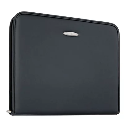 Alba Conférencier Porte-bloc A4 ZIPPER, Avec Pochette Soufflet à Fermeture éclair - Noir 2 Alba Conférencier Porte-bloc A4 ZIPPER, Avec Pochette Soufflet à Fermeture éclair - Noir – Image 2