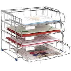 Alba Corbeille à Courrier En Fil Métal Chromé - Ht. 18,5 Cm 8 Alba Corbeille à Courrier En Fil Métal Chromé - Ht. 18,5 Cm -Fournitures Bureau Boutique alba corbeille courrier fil tal chrom ht 18 5 cm 6021300 2