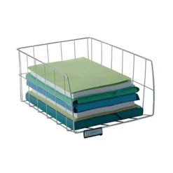 Alba Corbeille à Courrier En Fil Métal Chromé - Ht. 18,5 Cm 10 Alba Corbeille à Courrier En Fil Métal Chromé - Ht. 18,5 Cm -Fournitures Bureau Boutique alba corbeille courrier fil tal chrom ht 18 5 cm 6021300 4