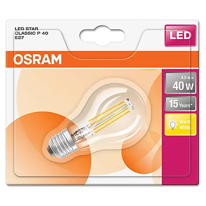 Ampoule Led Retrofit Classic P, 4 W, E27, Osram 2 Ampoule Led Retrofit Classic P, 4 W, E27, Osram – Image 2