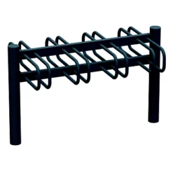 Appui-velos à Sceller Cyclo Tenor Tete Bombee - 2x4 Arceaux, Anthracite Mat 7016