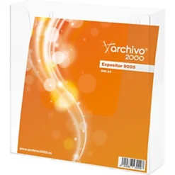 Archivo 2000 Présentoir Mural Horizontal - Format A4 - Transparent (lot De 3)