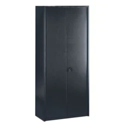 Armoire Haute Primo, 3 Tablettes, Coloris Anthracite