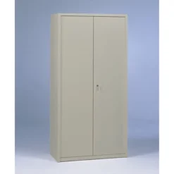 Armoire Haute Primo, 3 Tablettes, Coloris Beige