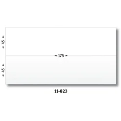 Avery 11823 Etiquettes Adhésives Blanches Pour Affranchissement 175 X (2x45) Mm - Boîte De 1000