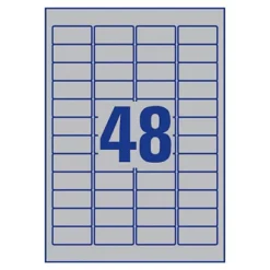 Avery L6009 Etiquettes Ultra-résistantes Pour Imprimantes Laser, 45,7 X 21,2 Mm, 20 Feuilles, 48 étiquettes Par Feuille - Métal -Fournitures Bureau Boutique avery l6009 etiquettes ultra r sistantes imprimantes laser 45 7 x 21 2 mm 20 feuilles 48 tiquettes feuille tal 8336300 2