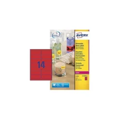 Avery L7263R Etiquettes Enlevables 99,1 X 38,1 Mm Rouge Fluorescent Imprimantes Jet D'encre Et Laser - 25 Feuilles - 350 étiquettes -Fournitures Bureau Boutique avery l7263r etiquettes enlevables 99 1 x 38 1 mm rouge fluorescent imprimantes jet encre laser 25 feuilles 350 tiquettes 4805500 3