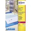 Avery L7563 Etiquettes D'expédition Pour Imprimantes Laser, 99,1 X 38,1 Mm, 25 Feuilles, 14 étiquettes Par Feuille, Auto-adhésives, Transparentes