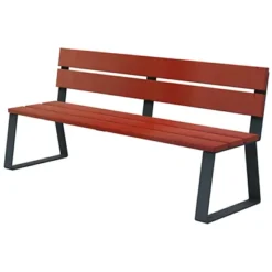 Banc à Fixer Ballade Bois - Anthracite Mat 7016