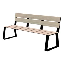 Banc à Fixer Ballade Extrême, Compact Hpl - Gris Manganèse
