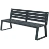 Banc à Fixer Ballade Metal - Anthracite Mat 7016