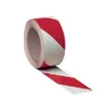 Bande Adhésive De Marquage Des Sols Haute Résistance Bicolore Rouge/ Blanc