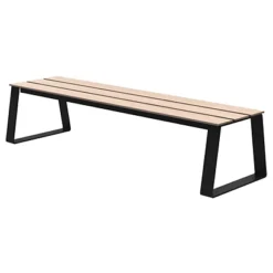 Banquette à Fixer Ballade Extrême, Compact Hpl - Gris Manganèse