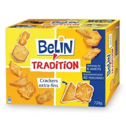 BELIN Biscuits Salés Tradition, 4 Variétés - Boîte De 720 G