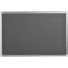 Bi-Office Tableau En Feutrine Maya New Generation, Cadre En Aluminium, Gris, 900 X 600 Mm