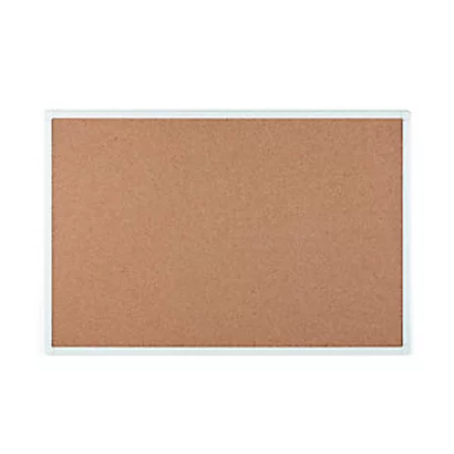 Bi-Office Tableau Liège Antimicrobien Cadre Aluminium Blanc - 60 X 45 Cm 1 Bi-Office Tableau Liège Antimicrobien Cadre Aluminium Blanc - 60 X 45 Cm