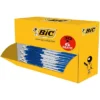 BIC Atlantis™ Stylo Bille Rétractable Pointe Moyenne 1 Mm - Bleu (boîte 36 Unités)